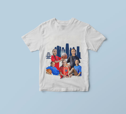 MADISON ROSE WHITE T-SHIRT