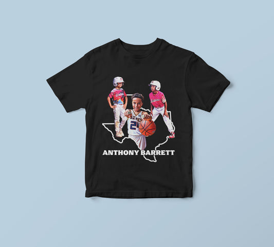 ANTHONY BARRETT BLACK T-SHIRT